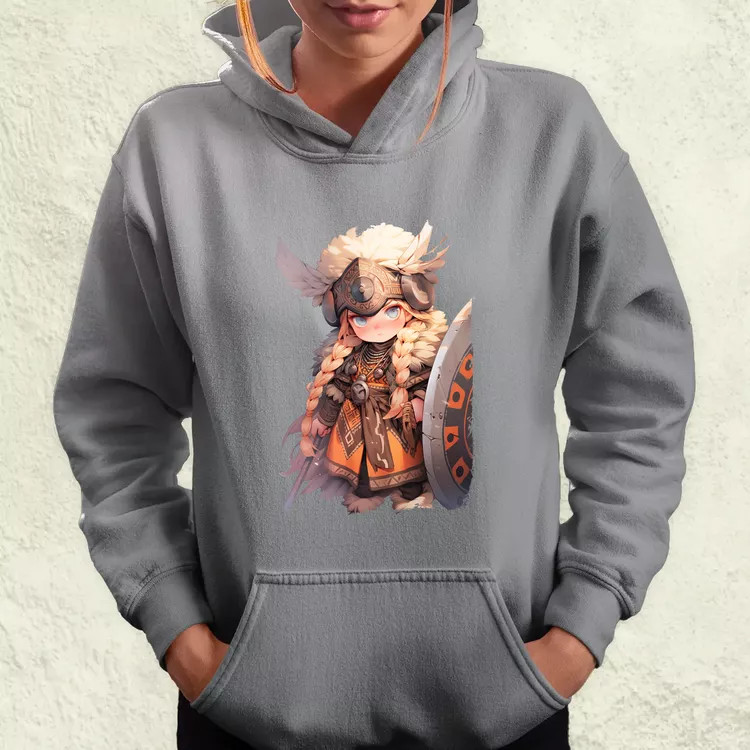 Chibi harcos leány v4 női pulóver