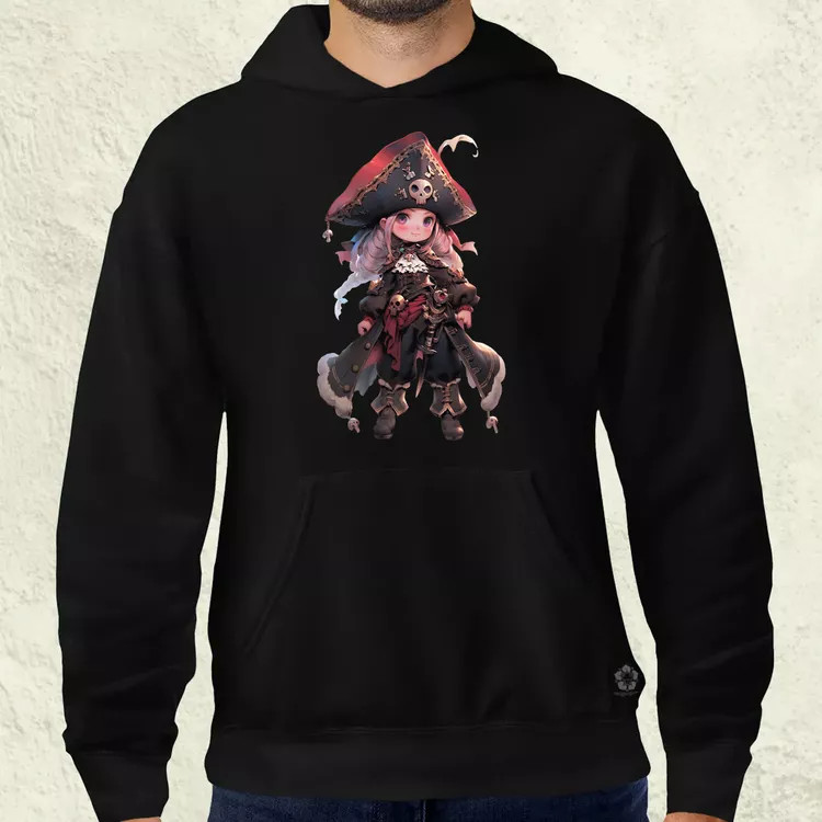 Chibi kalóz lány v4 férfi pulóver