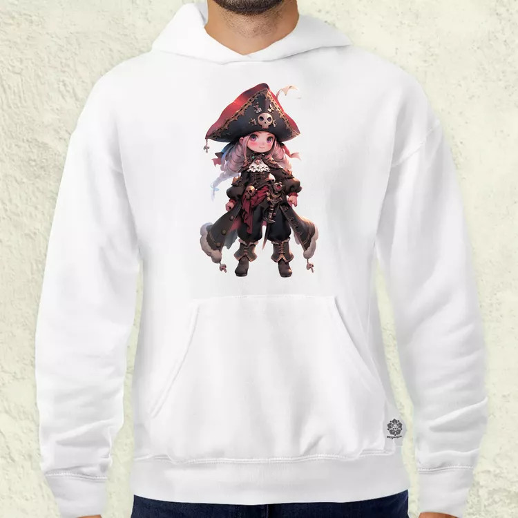 Chibi kalóz lány v4 férfi pulóver