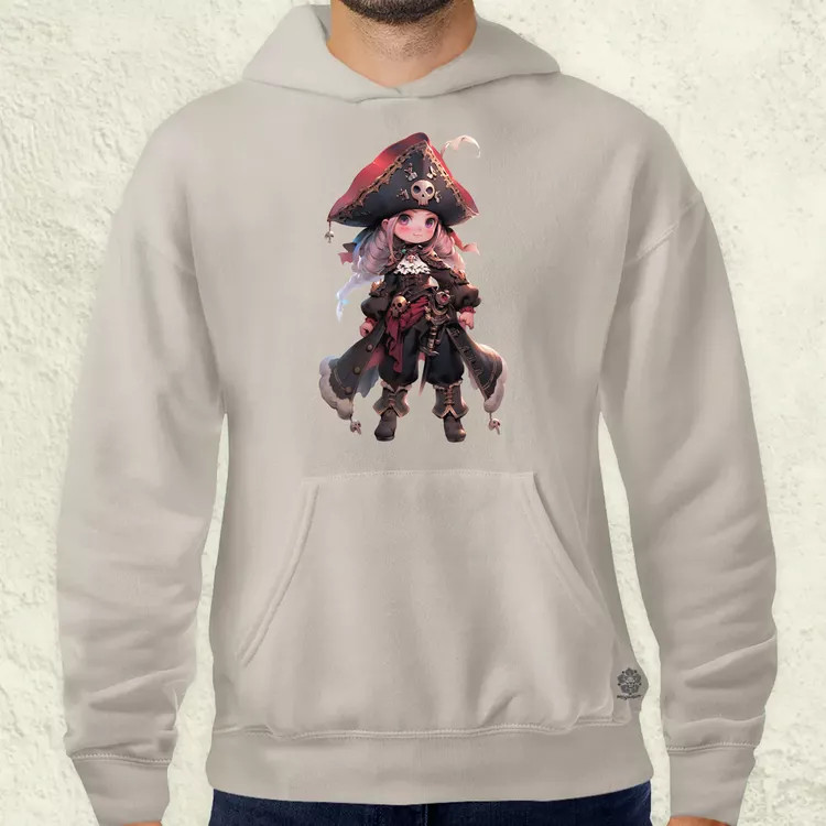 Chibi kalóz lány v4 férfi pulóver