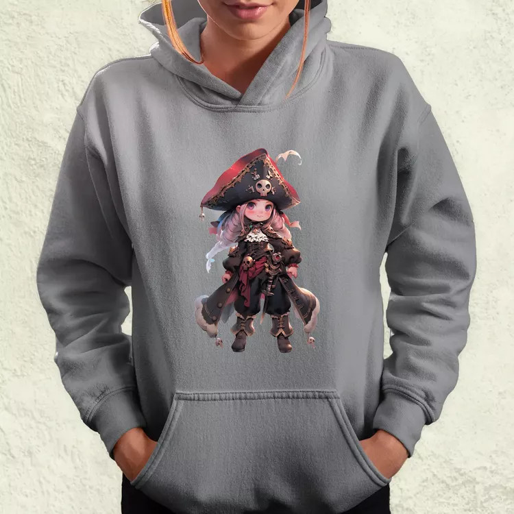 Chibi kalóz lány v4 női pulóver