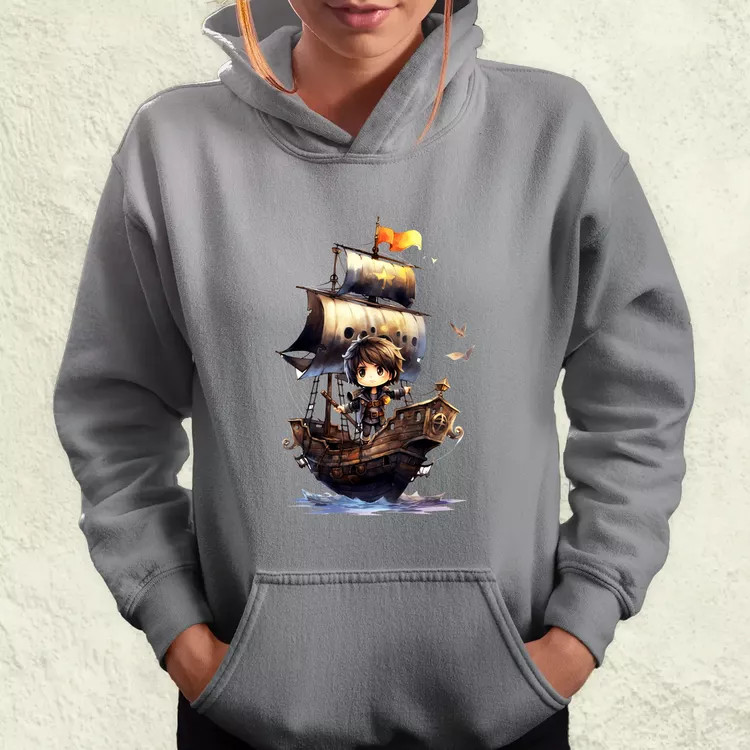 Chibi kalóz v1 női pulóver