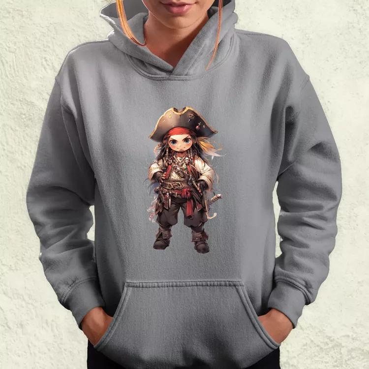 Chibi kalóz v6 női pulóver