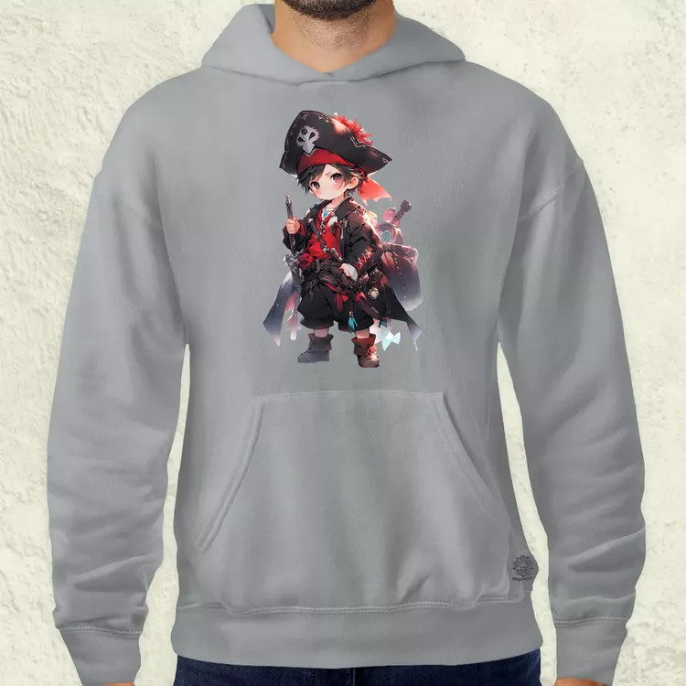 Chibi kalóz v7 férfi pulóver