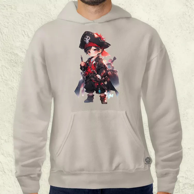 Chibi kalóz v7 férfi pulóver