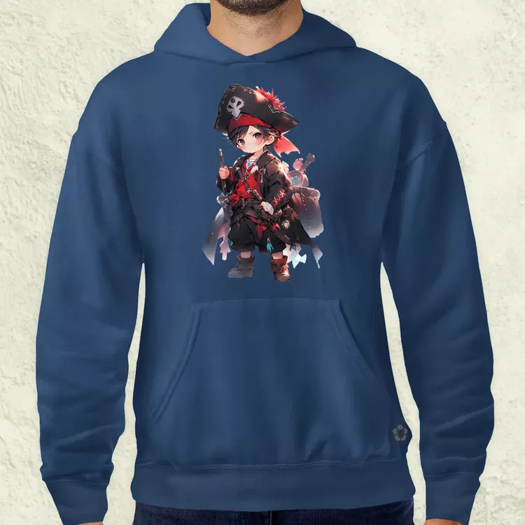 Chibi kalóz v7 férfi pulóver