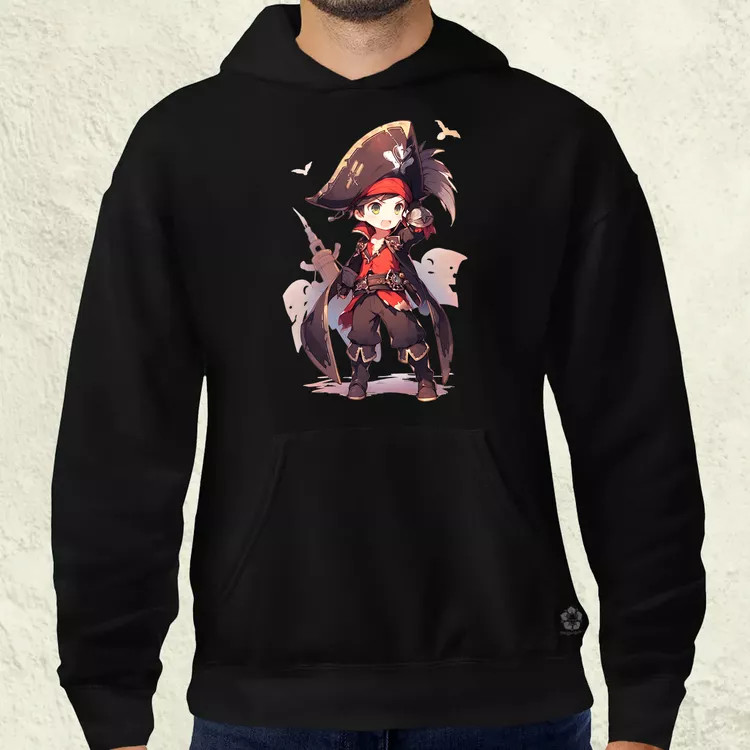 Chibi kalóz v9 férfi pulóver