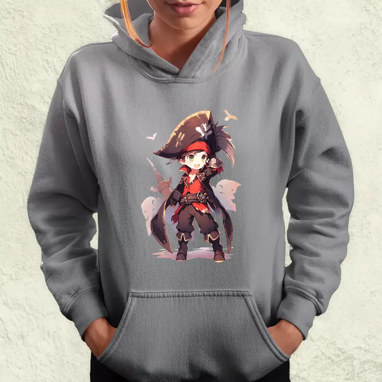 Chibi kalóz v9 női pulóver