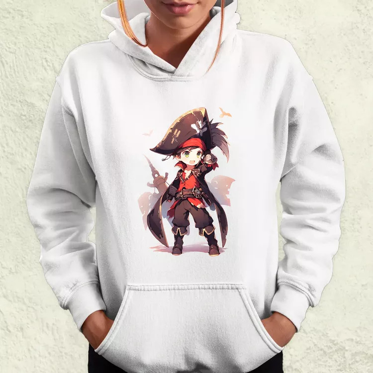 Chibi kalóz v9 női pulóver