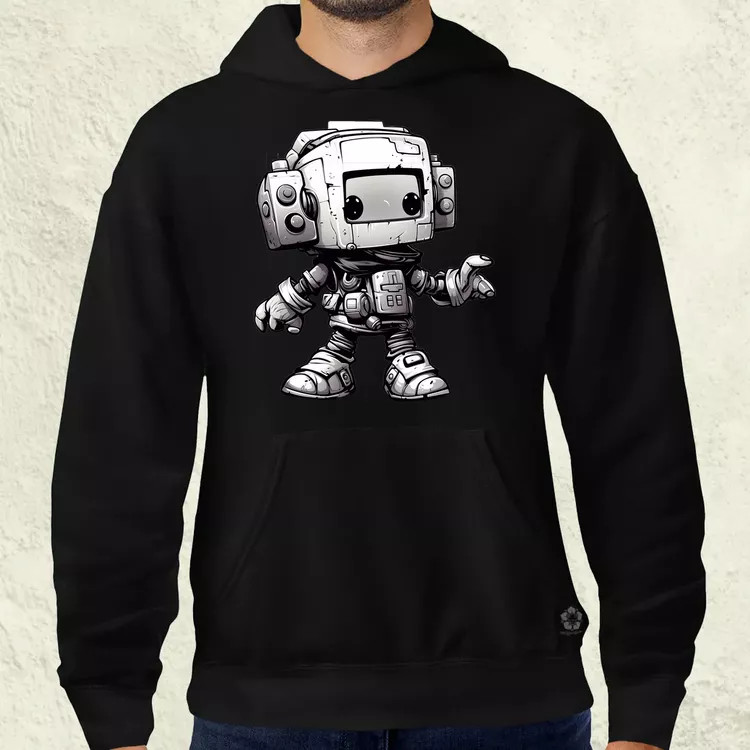 Chibi mecha v2 férfi pulóver