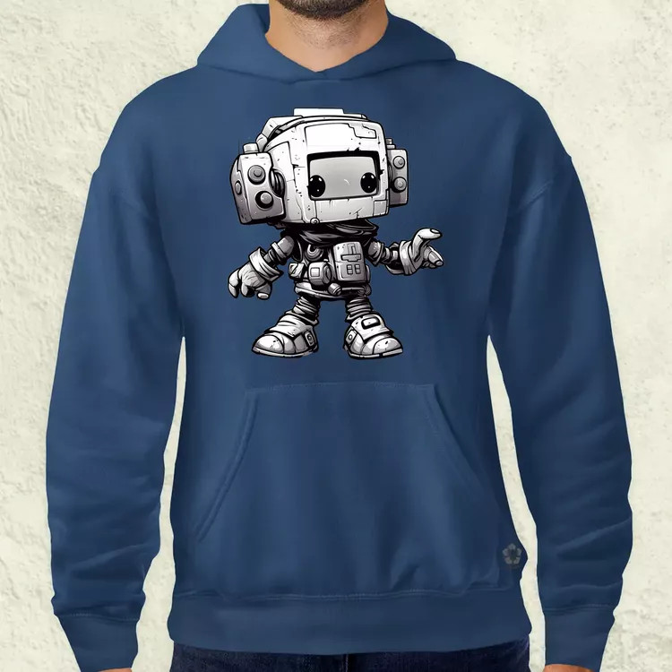 Chibi mecha v2 férfi pulóver
