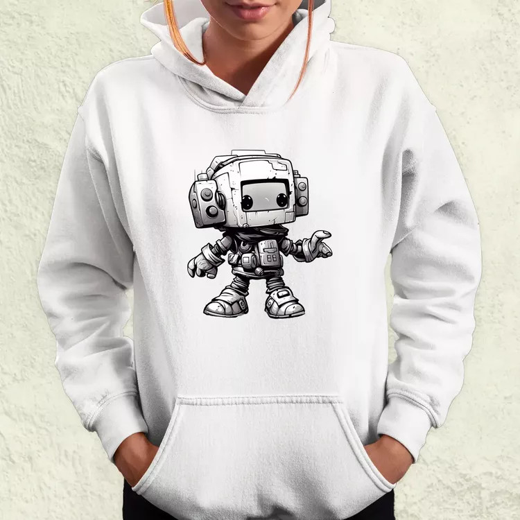 Chibi mecha v2 női pulóver