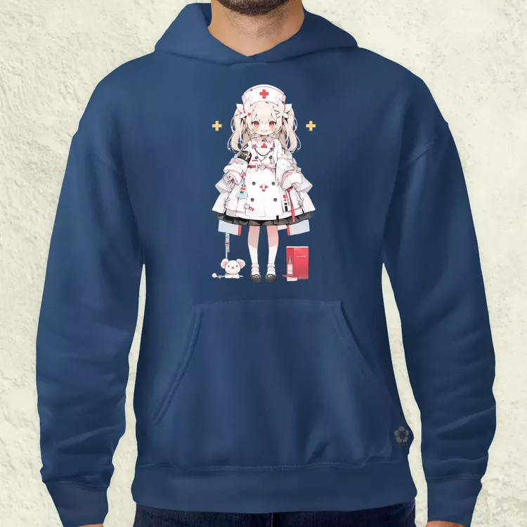 Chibi nővér v1 férfi pulóver
