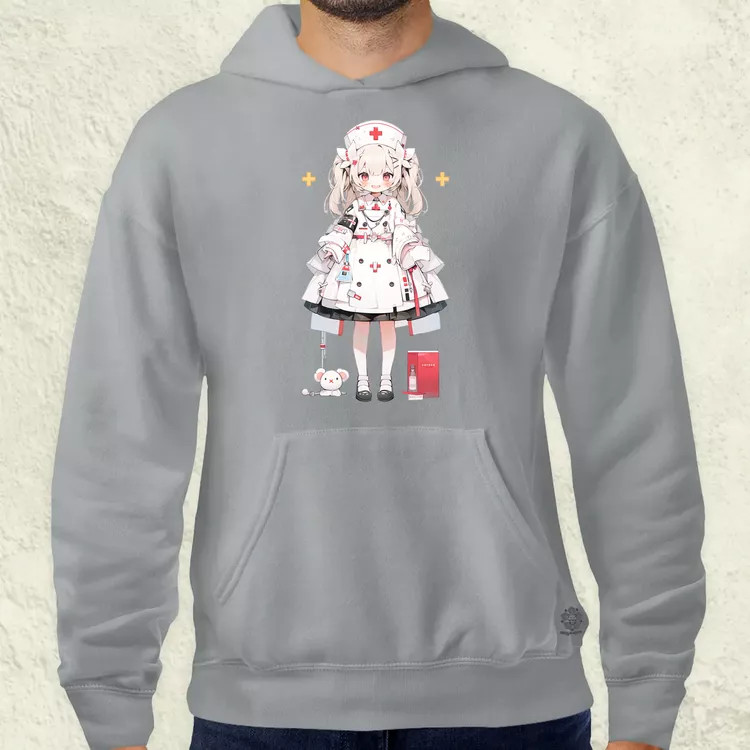 Chibi nővér v1 férfi pulóver
