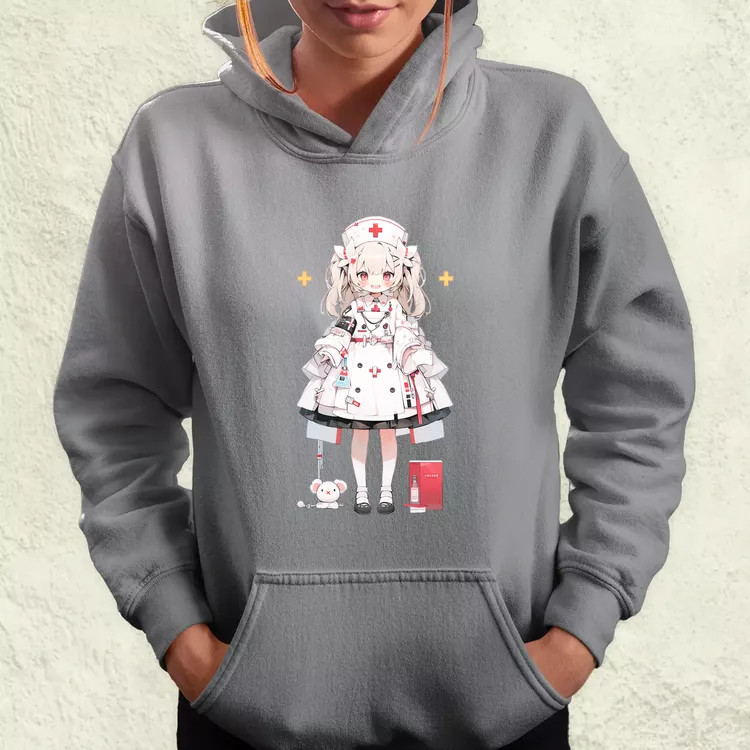 Chibi nővér v1 női pulóver