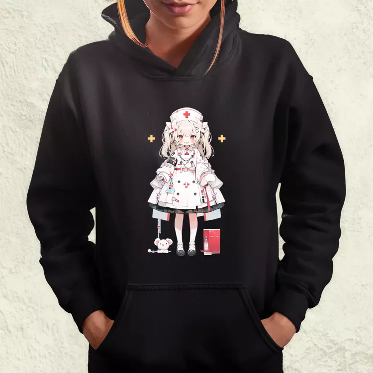 Chibi nővér v1 női pulóver