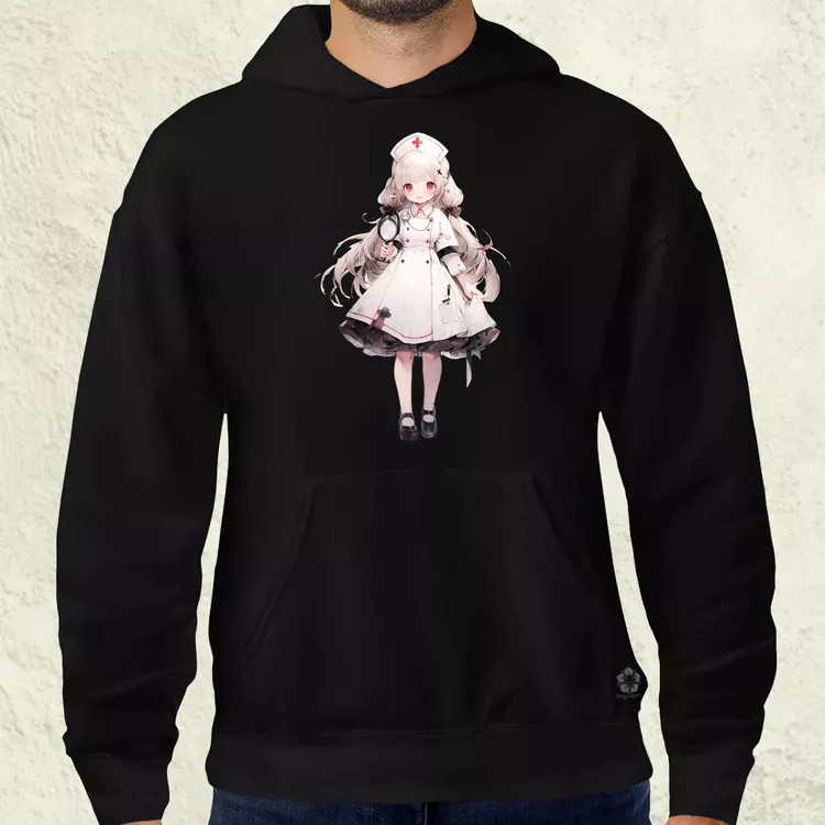 Chibi nővér v2 férfi pulóver