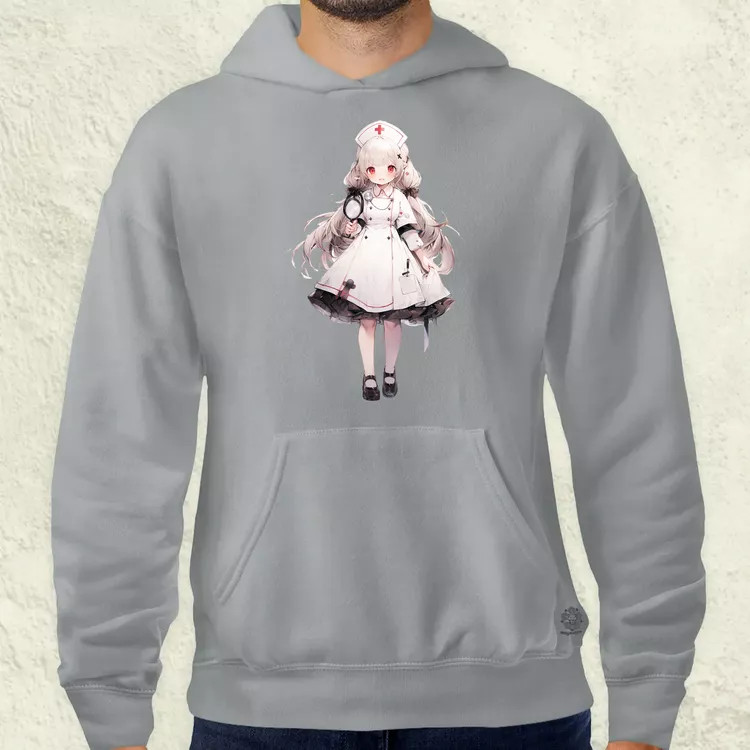 Chibi nővér v2 férfi pulóver