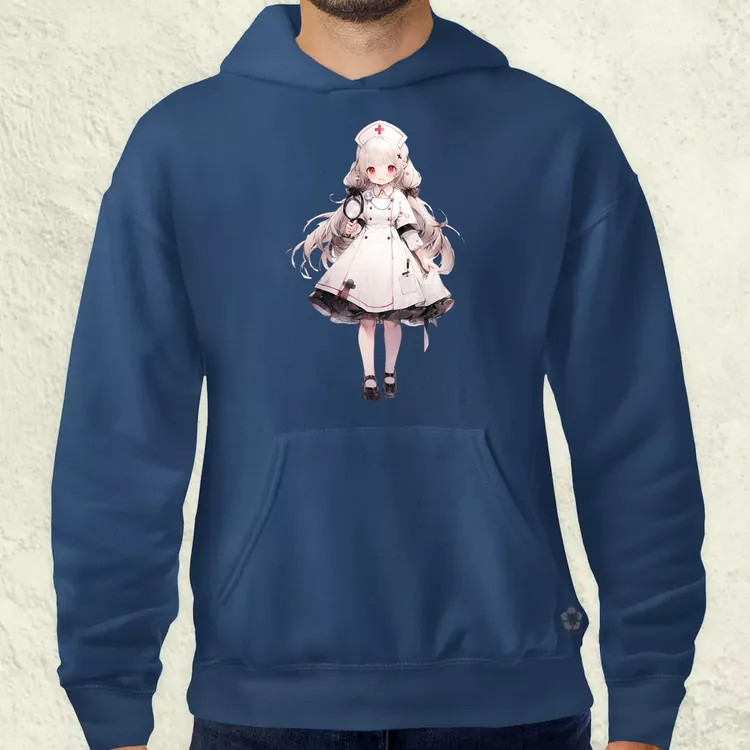Chibi nővér v2 férfi pulóver