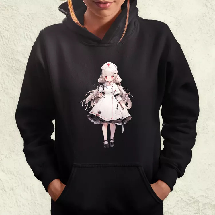 Chibi nővér v2 női pulóver