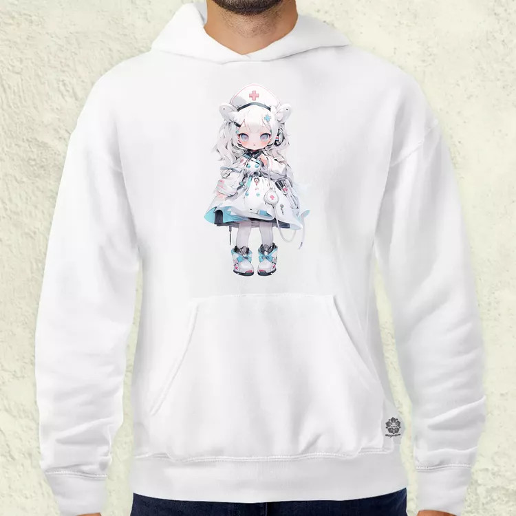 Chibi nővér v3 férfi pulóver