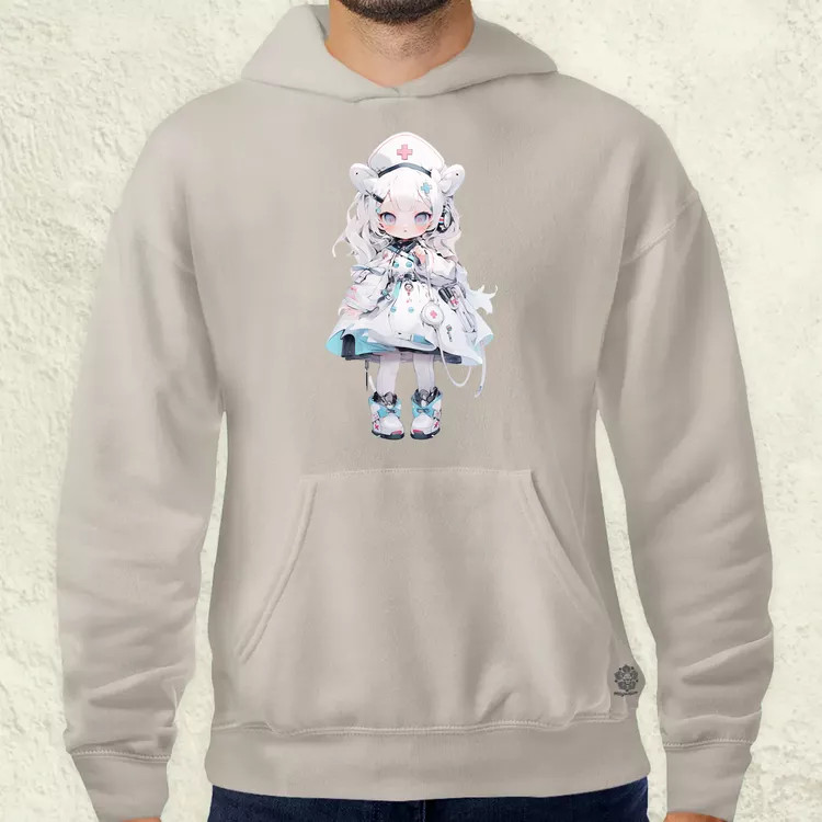 Chibi nővér v3 férfi pulóver