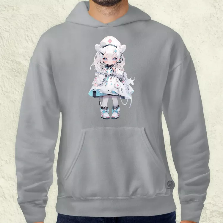 Chibi nővér v3 férfi pulóver
