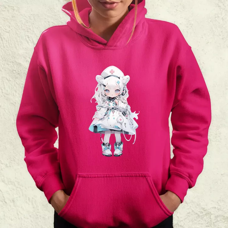 Chibi nővér v3 női pulóver