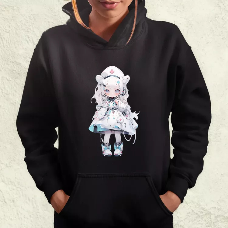 Chibi nővér v3 női pulóver
