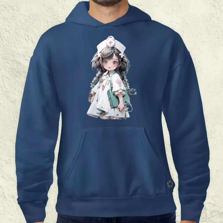 Chibi nővér v4 férfi pulóver