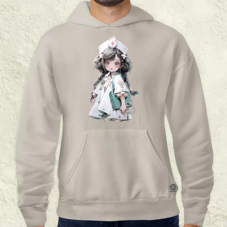 Chibi nővér v4 férfi pulóver
