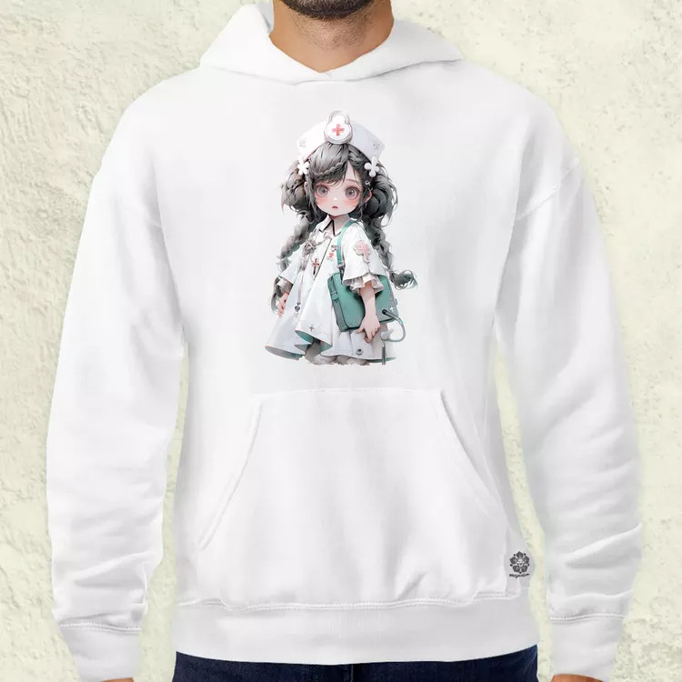 Chibi nővér v4 férfi pulóver