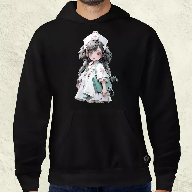 Chibi nővér v4 férfi pulóver