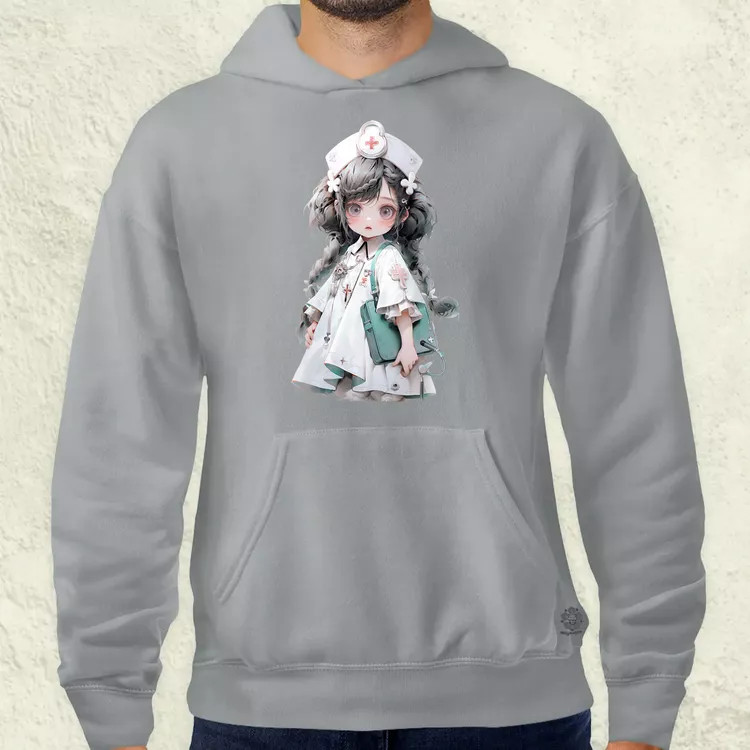 Chibi nővér v4 férfi pulóver
