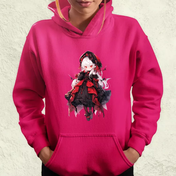 Chibi vámpír lány v1 női pulóver