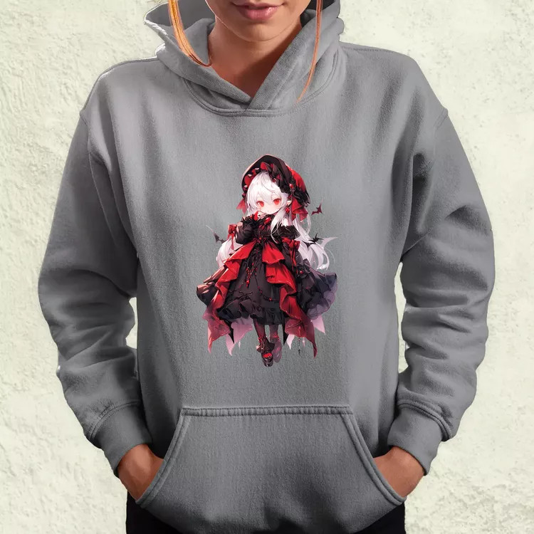 Chibi vámpír lány v1 női pulóver