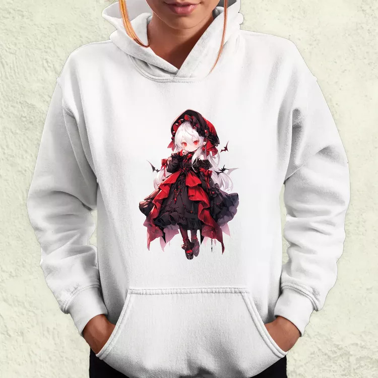 Chibi vámpír lány v1 női pulóver