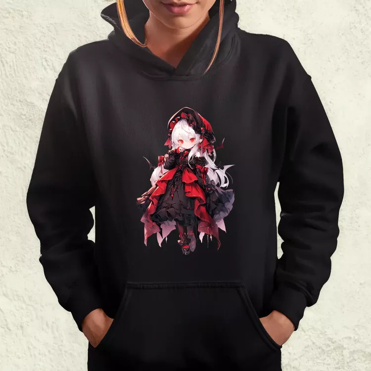 Chibi vámpír lány v1 női pulóver