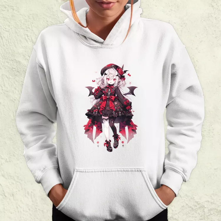 Chibi vámpír lány v2 női pulóver