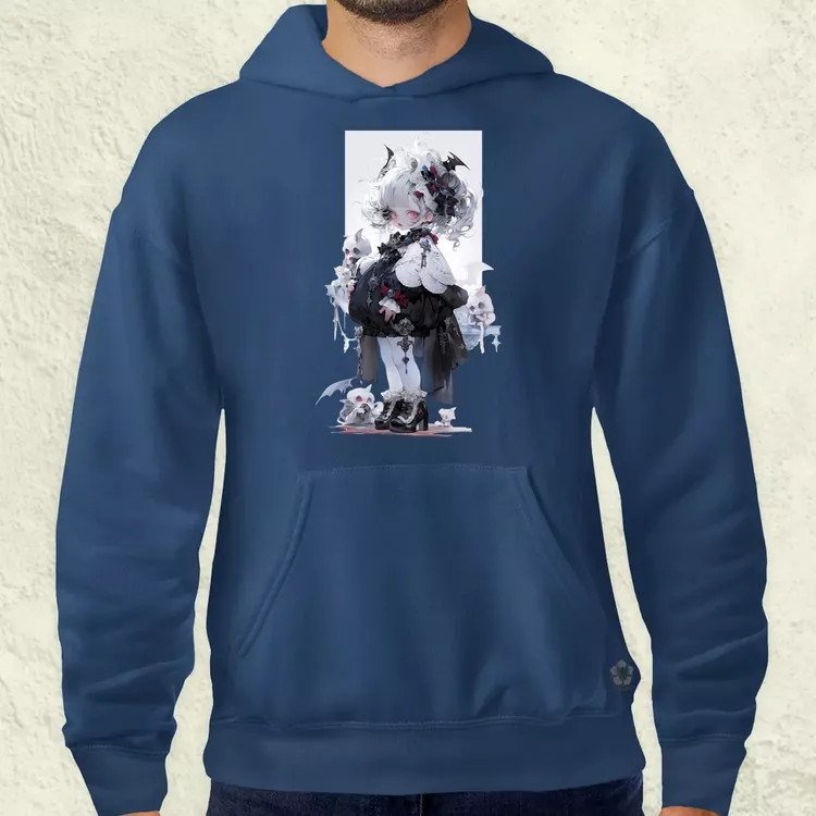 Chibi vámpír lány v4 férfi pulóver