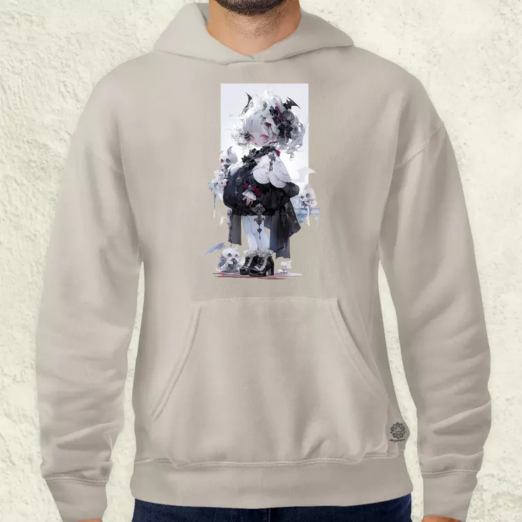 Chibi vámpír lány v4 férfi pulóver