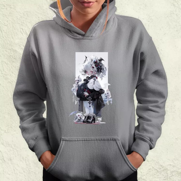 Chibi vámpír lány v4 női pulóver