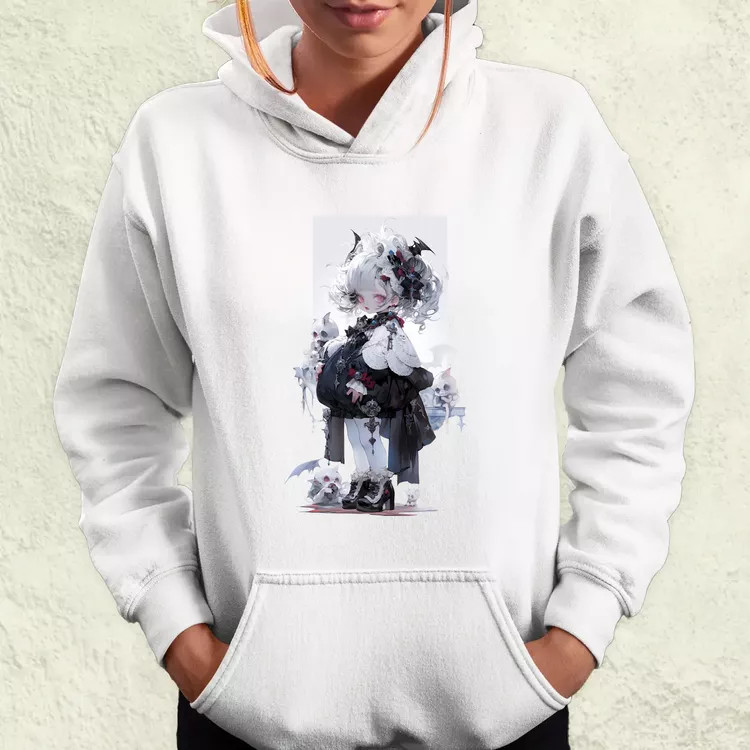 Chibi vámpír lány v4 női pulóver