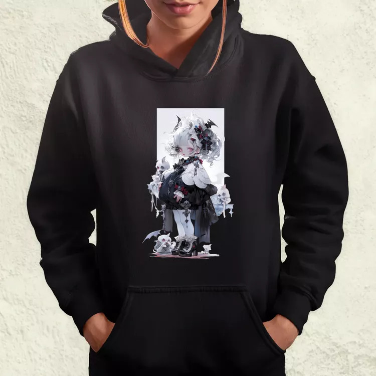 Chibi vámpír lány v4 női pulóver