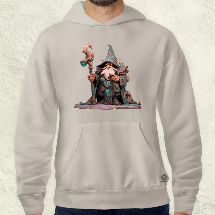 Chibi varázsló v1 férfi pulóver