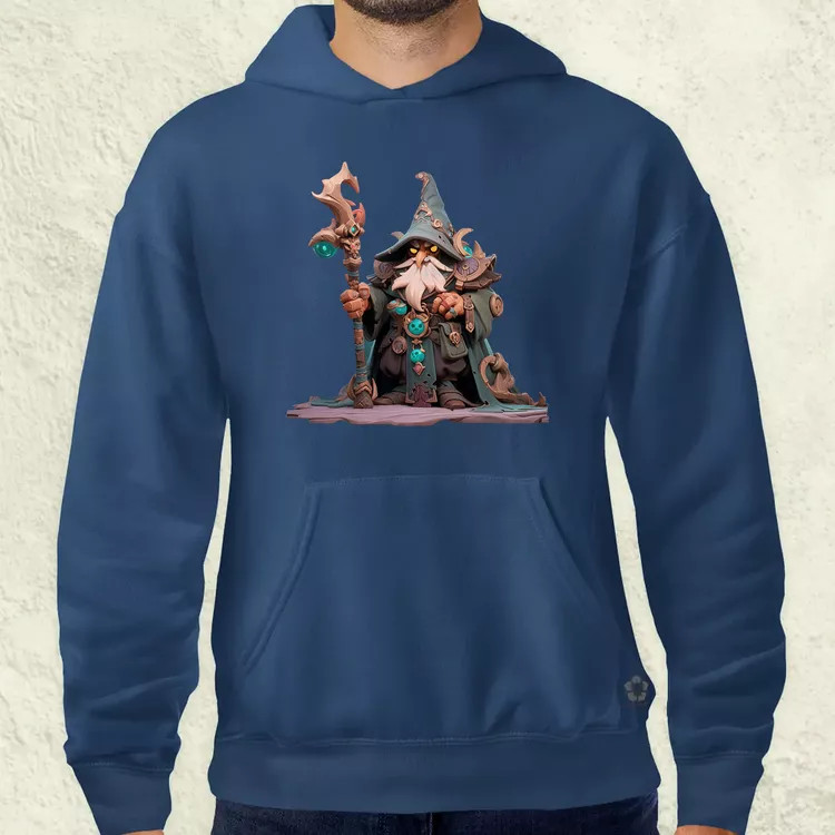 Chibi varázsló v1 férfi pulóver