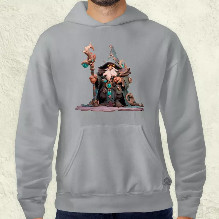 Chibi varázsló v1 férfi pulóver