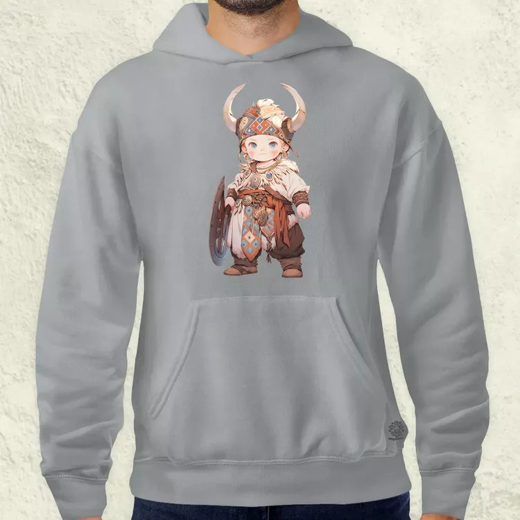 Chibi viking srác v1 férfi pulóver