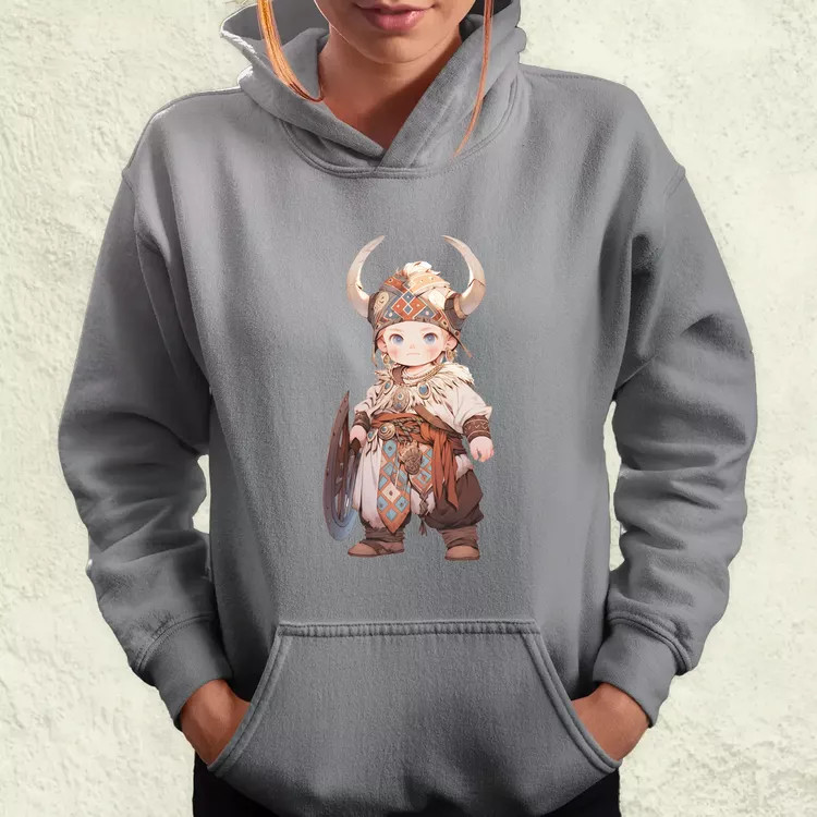 Chibi viking srác v1 női pulóver