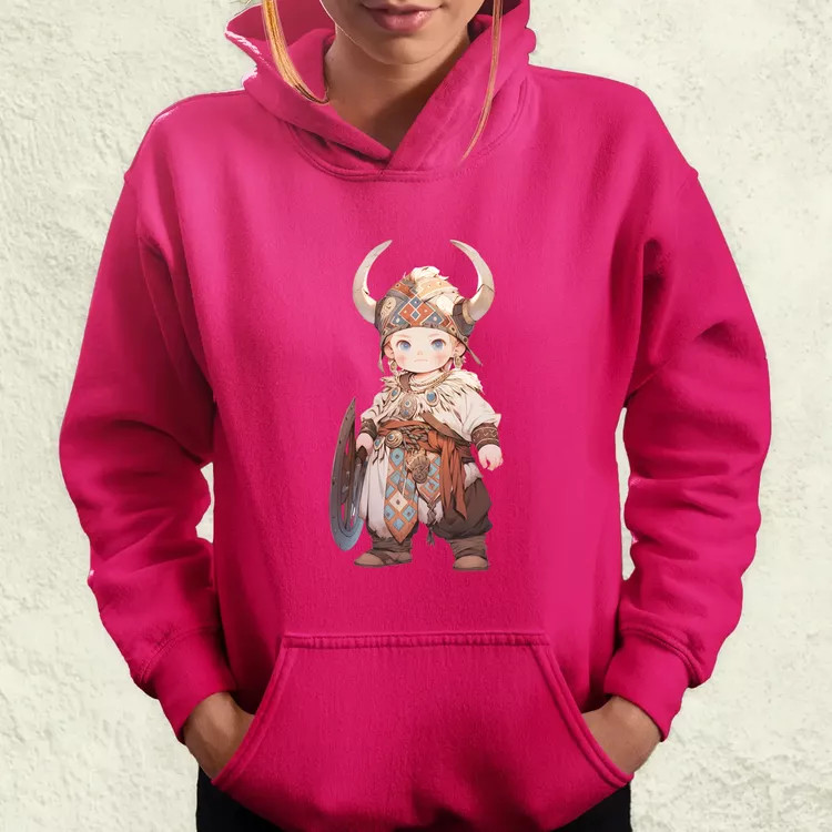 Chibi viking srác v1 női pulóver
